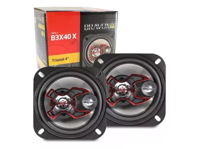 Par Alto Falante 4 Bravox B3x40x - 80w Rms O Par - 4 Ohms Par Alto Falante 4 Bravox B3x40x - 80w Rms O Par - 4 Ohms