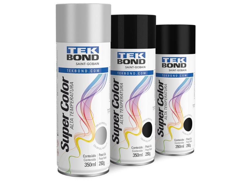 Linha de Spray Tek Bond Super Color Linha de Spray Tek Bond Super Color